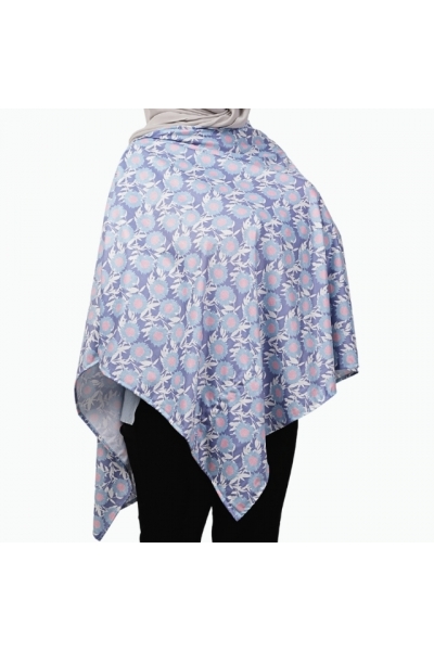 Limited Edition Maternity Nursing Cover Printed In Ethereal Blue